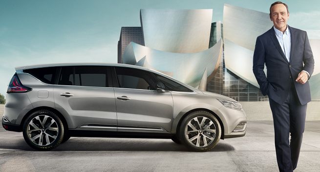 Kevin Spacey reklamuje nowe Renault Espace