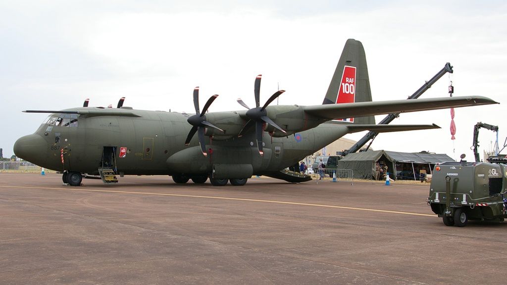 C-130J Hercules C5 Royal Air Force, fot. Maciej Hypś