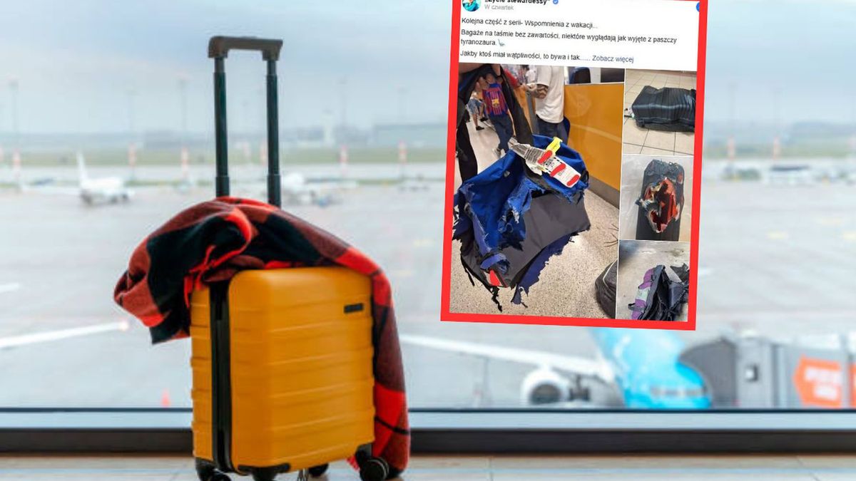 Stewardesa ujawnia: w jakim stanie wracają bagaże z lotniska