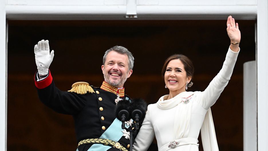 Kroł Fryderyk X z małżonką