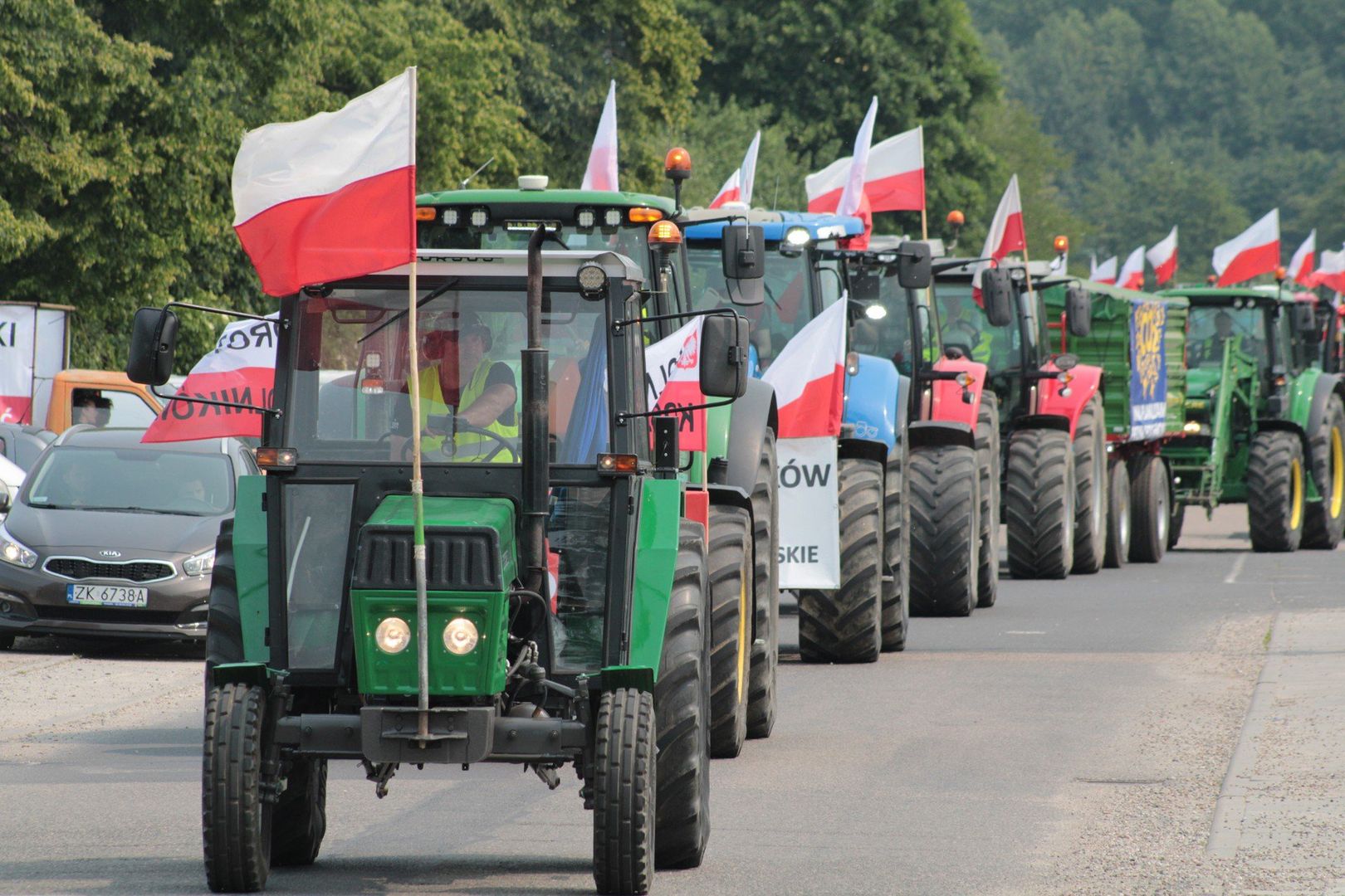 PROTEST ROLNIKOW W KOSZALINIE