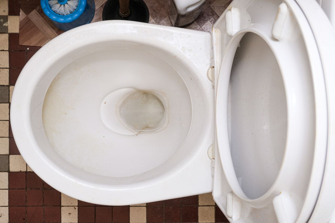 A special mixture will clean the dirtiest toilet bowl.