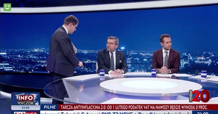Awantura w TVP Info. Poseł PiS wyszedł ze studia