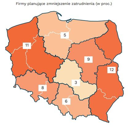 Zwolnienia w Polsce - gdzie i kto je planuje
