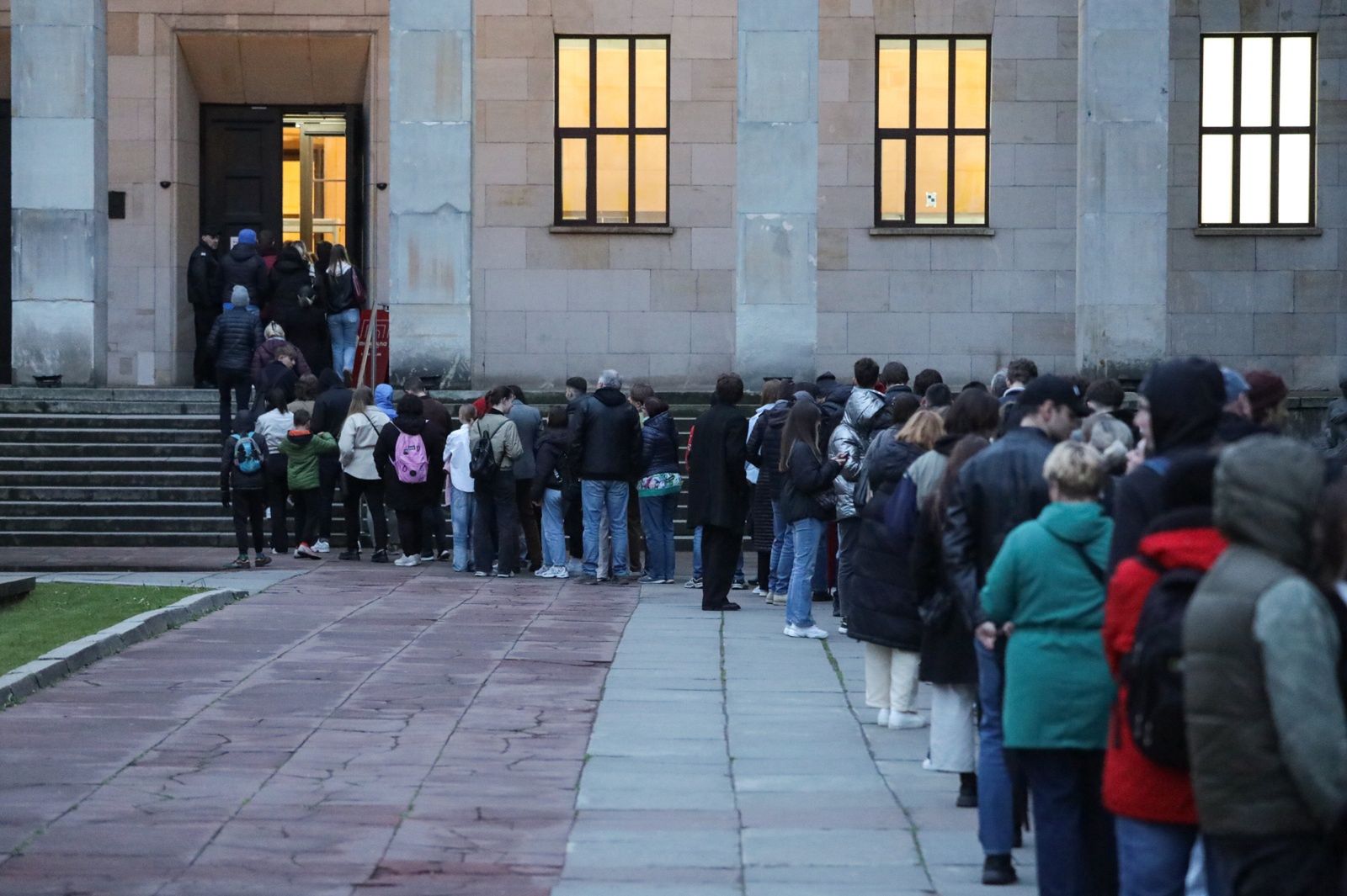 Kolejka przed Muzeum Narodowym
w Noc Muzeów w 2025 r.