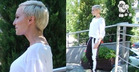 Wyszkoni cierpliwie pozuje fotografom