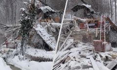 Drzewa runęły na dom. Nie żyje kobieta