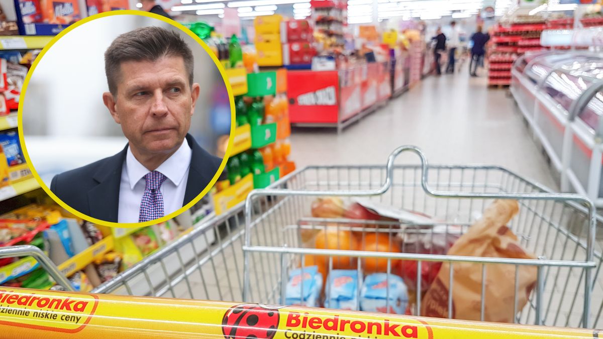 Ryszard Petru usiadł na kasie w Biedronce