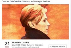 Upamiętnią wizytę Bowiego w Warszawie. Powstanie mural