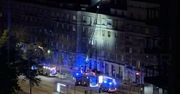 Nocny pożar w mieszkaniu na Mokotowie. Na miejscu działa straż pożarna