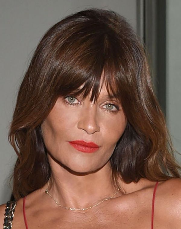 Helena Christensen zachwyca w czerwonej sukience na imprezie 