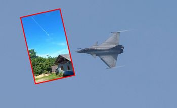 Dron zestrzelony nad łotewskim niebem. Wszystko się nagrało