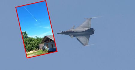 Dron zestrzelony nad łotewskim niebem. Wszystko się nagrało