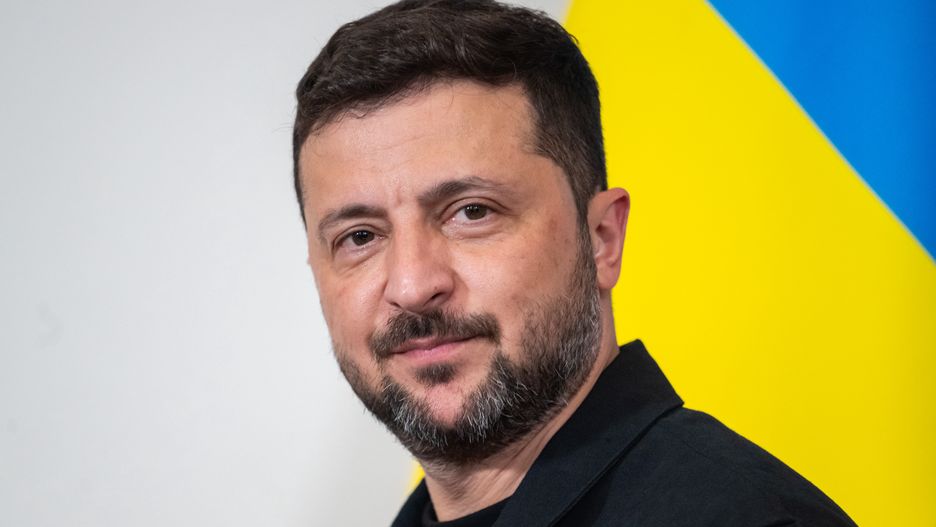 VIENNA, AUSTRIA - JUNE 16: Ukrainian President Volodymyr Zelensky prior to a meeting with Austria's Chancellor Christian Stocker at Federal Chancellery Vienna on June 16, 2025 in Vienna, Austria. Zelensky, who is in Vienna for the first time since Russia's invasion of Ukraine in 2022, is meeting with Austrian government leaders. (Photo by Christian Bruna/Getty Images)