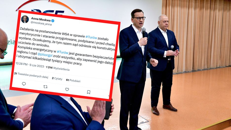 Minister klimatu: zażalenie na postanowienie WSA ws. Turowa zostało wysłane.