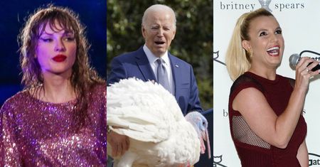 Joe Biden "ułaskawił" dwa indyki przed Świętem Dziękczynienia i zaliczył kolejną WPADKĘ. Pomylił Taylor Swift z... Britney Spears