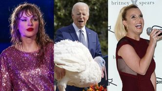 Joe Biden "ułaskawił" dwa indyki przed Świętem Dziękczynienia i zaliczył kolejną WPADKĘ. Pomylił Taylor Swift z... Britney Spears