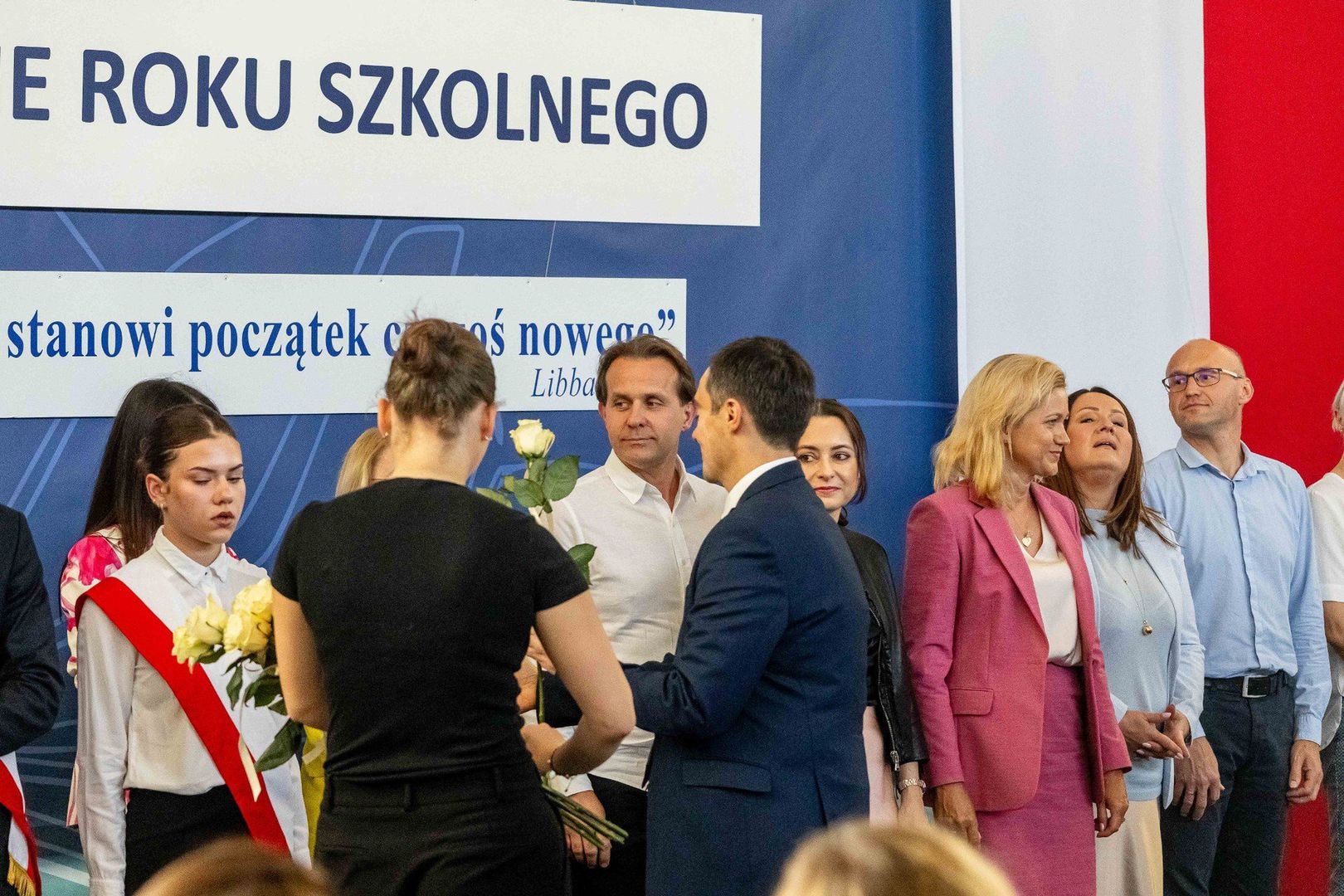 Zakończenie roku szkolnego klas ósmych w SP nr 53.