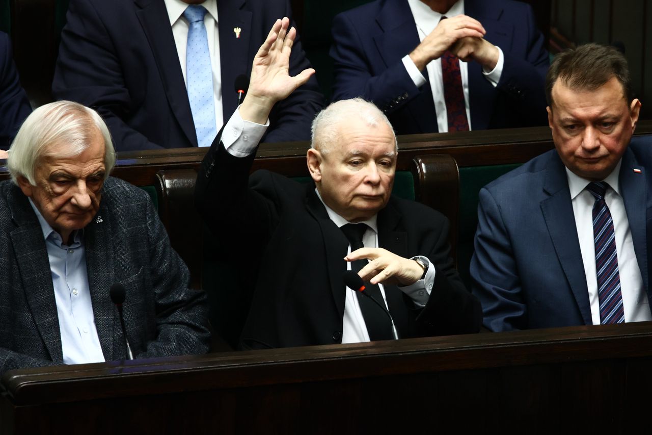 Prezes PiS Jarosław Kaczyński