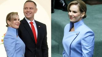TYLKO NA PUDELKU: Ewa Minge ocenia stylizację Marty Nawrockiej z zaprzysiężenia. Porównała ją do... Melanii Trump! Nie wszystko jej się podobało