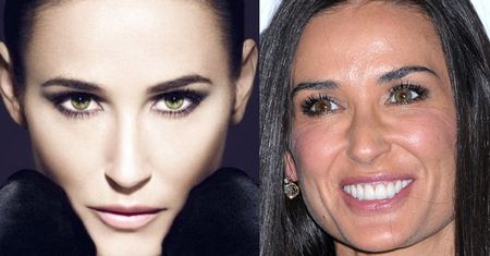 RETUSZ ROKU? Reklama z Demi Moore...