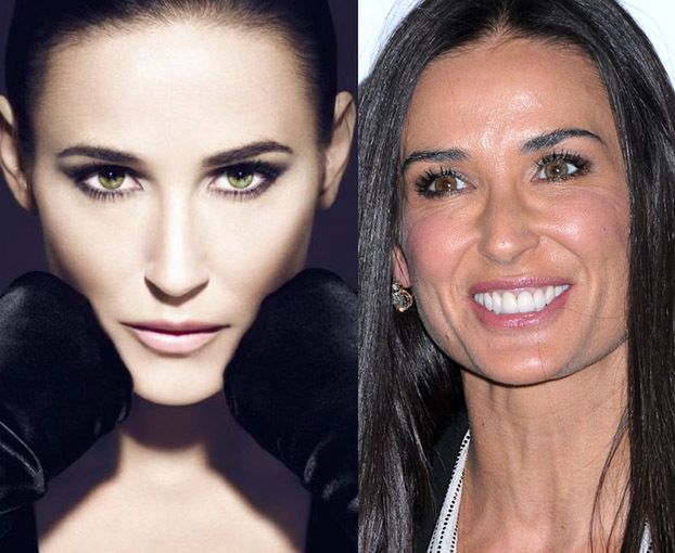 RETUSZ ROKU? Reklama z Demi Moore...