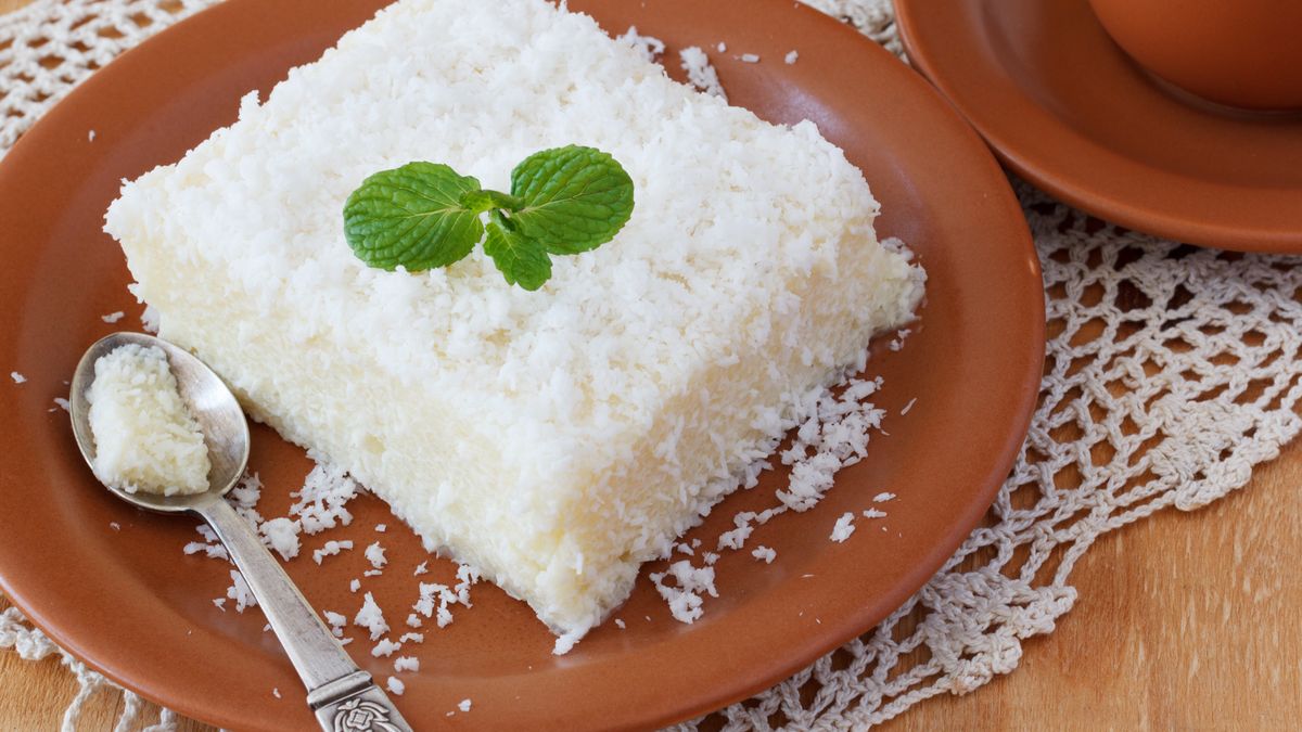 Deser à la Bounty z waflami ryżowymi