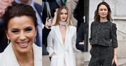 Gwiazdy lansują się na paryskim pokazie: wytworna Eva Longoria, eteryczna Rosie Huntington-Whiteley, stylowa Olga Kurylenko