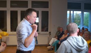 Incydent na spotkaniu z Hołownią. "Chce pan chojraczyć?"