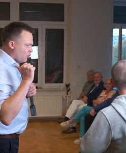 Incydent na spotkaniu z Hołownią. "Chce pan chojraczyć?"