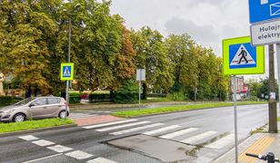 Sosnowiec. Nowoczesne przejście dla pieszych, poinformuje o prędkości samochodów