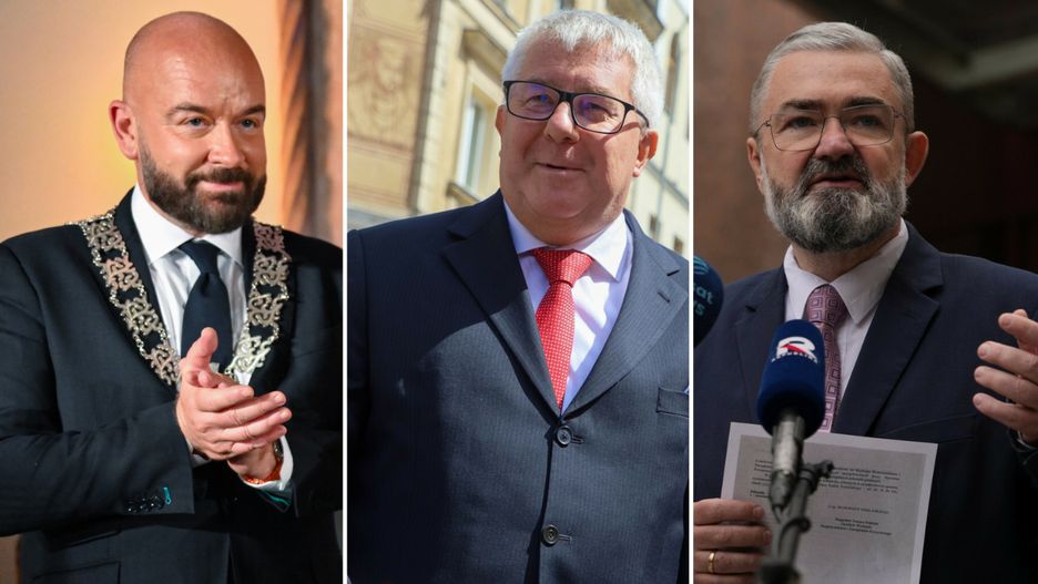 Jacek Sutryk, Ryszard Czarnecki i Karol Karski