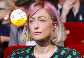 Wymowniej się nie da. Damięcka z grafiką o zamieszkach we Francji