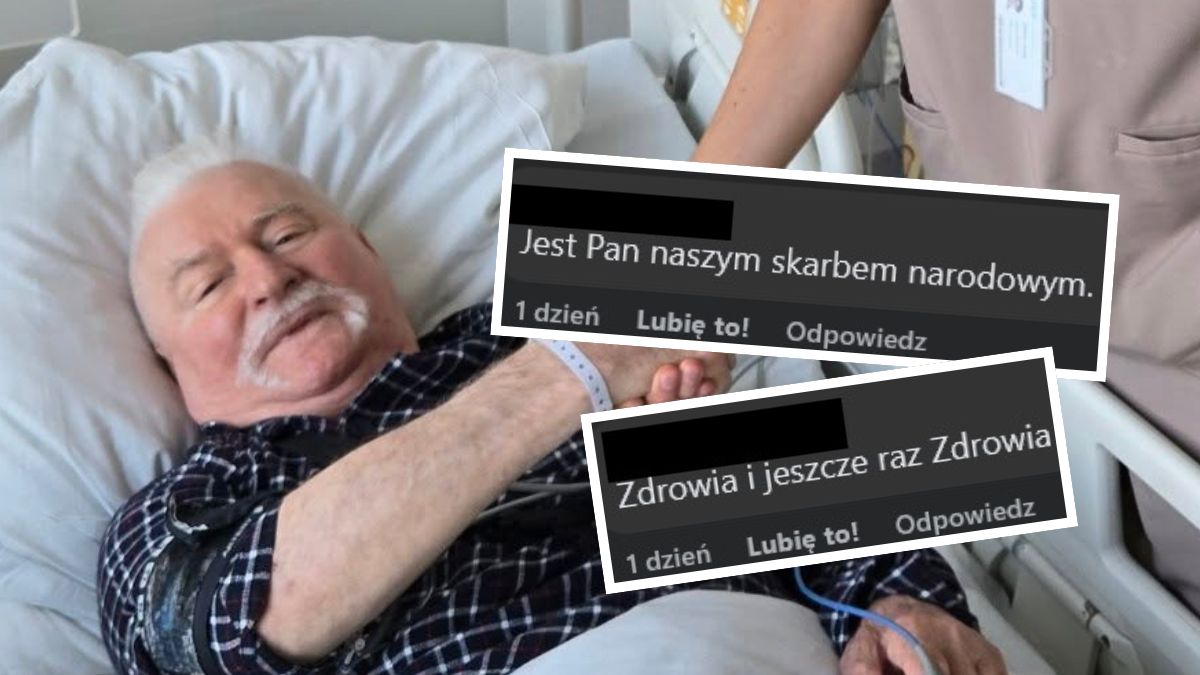 Lech Wałęsa dodaje wpisy ze szpitala. Internauci komentują