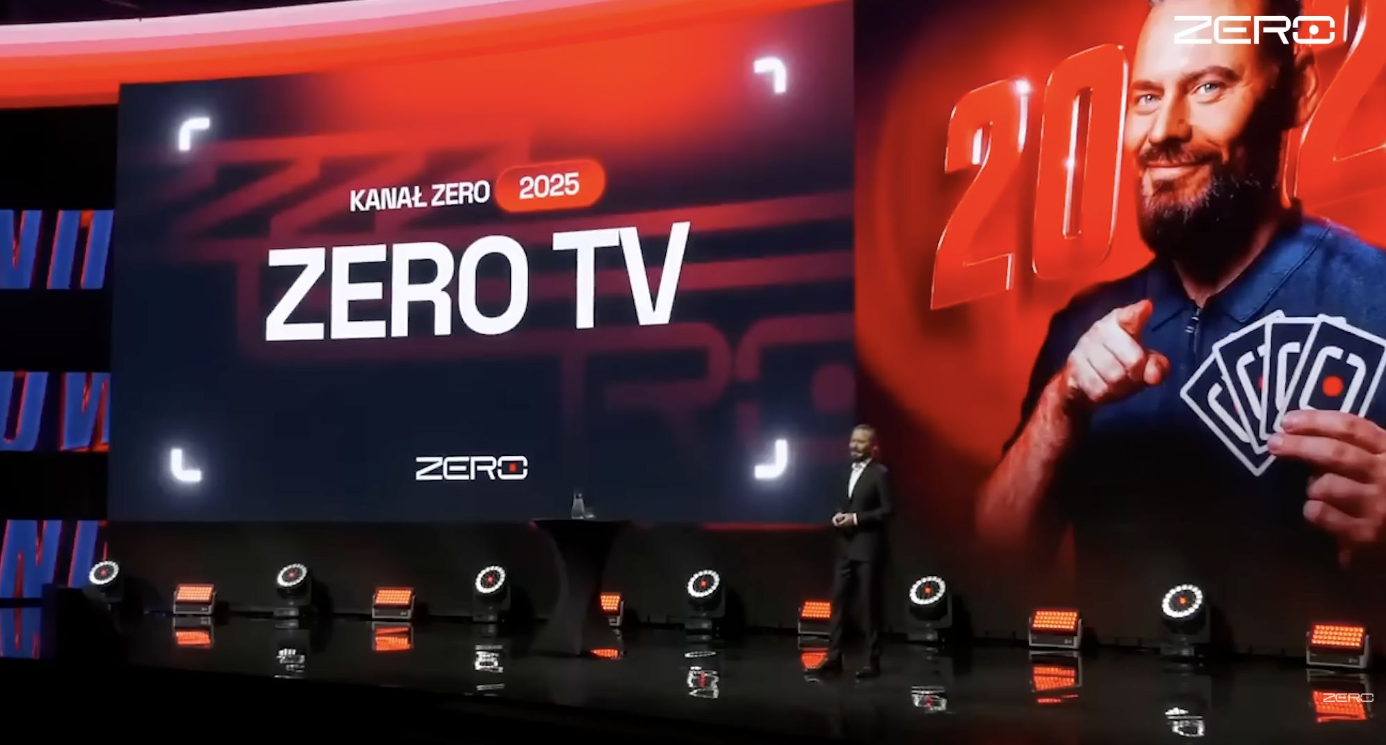 Krzysztof Stanowski reklamujący Zero TV