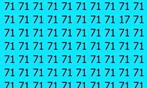 Znajdź liczbę 17. Mało kto robi to w mniej niż 10 sekund