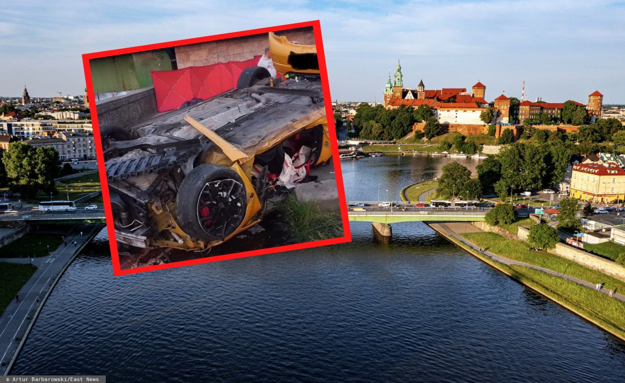 Wypadek w Krakowie. Nie żyje czterech młodych mężczyzn. 