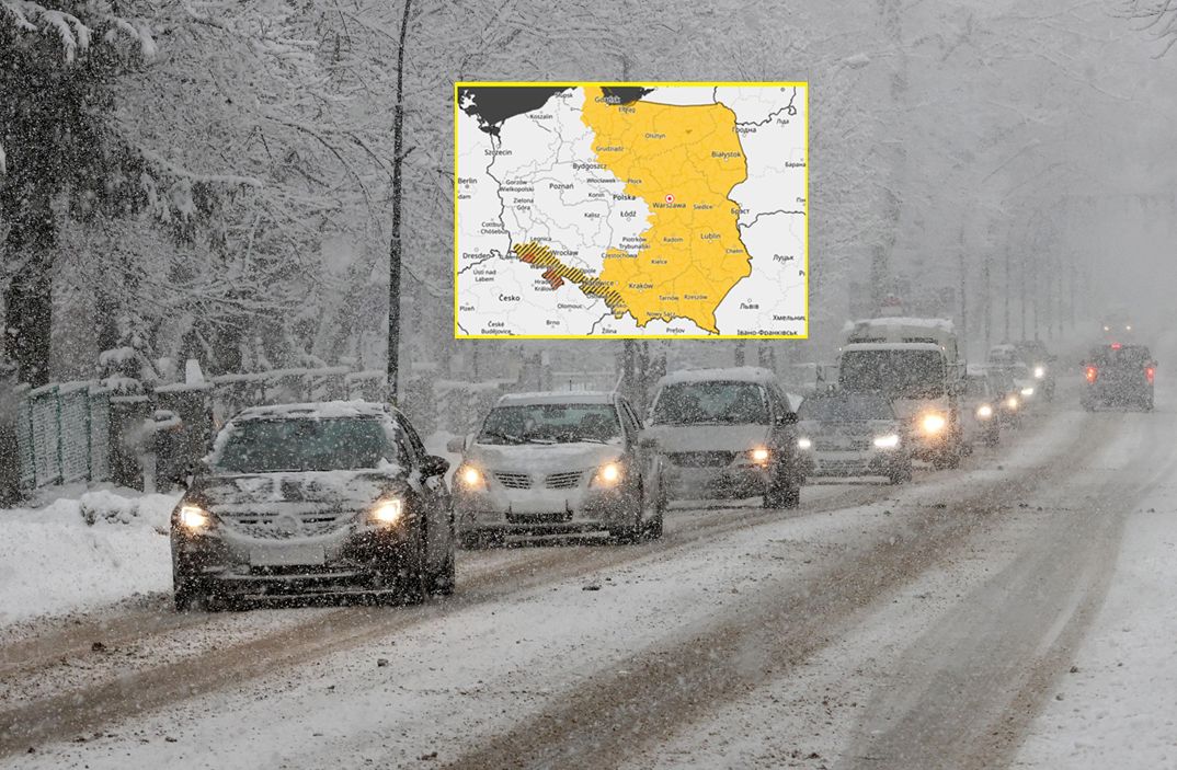 Alerty IMGW. Opady marznące przejdą przez Polskę