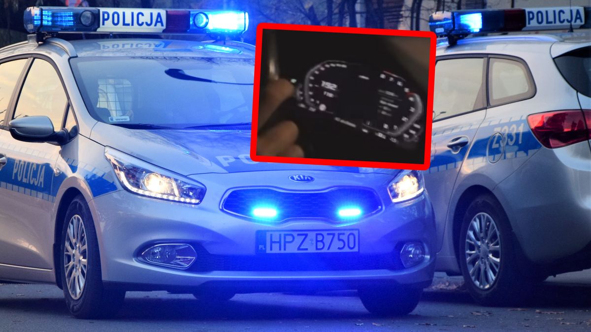 Przekroczył prędkość o ponad 120 km/h.