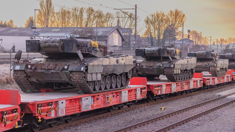 Leopardy 2A4 dla Niemiec w transporcie