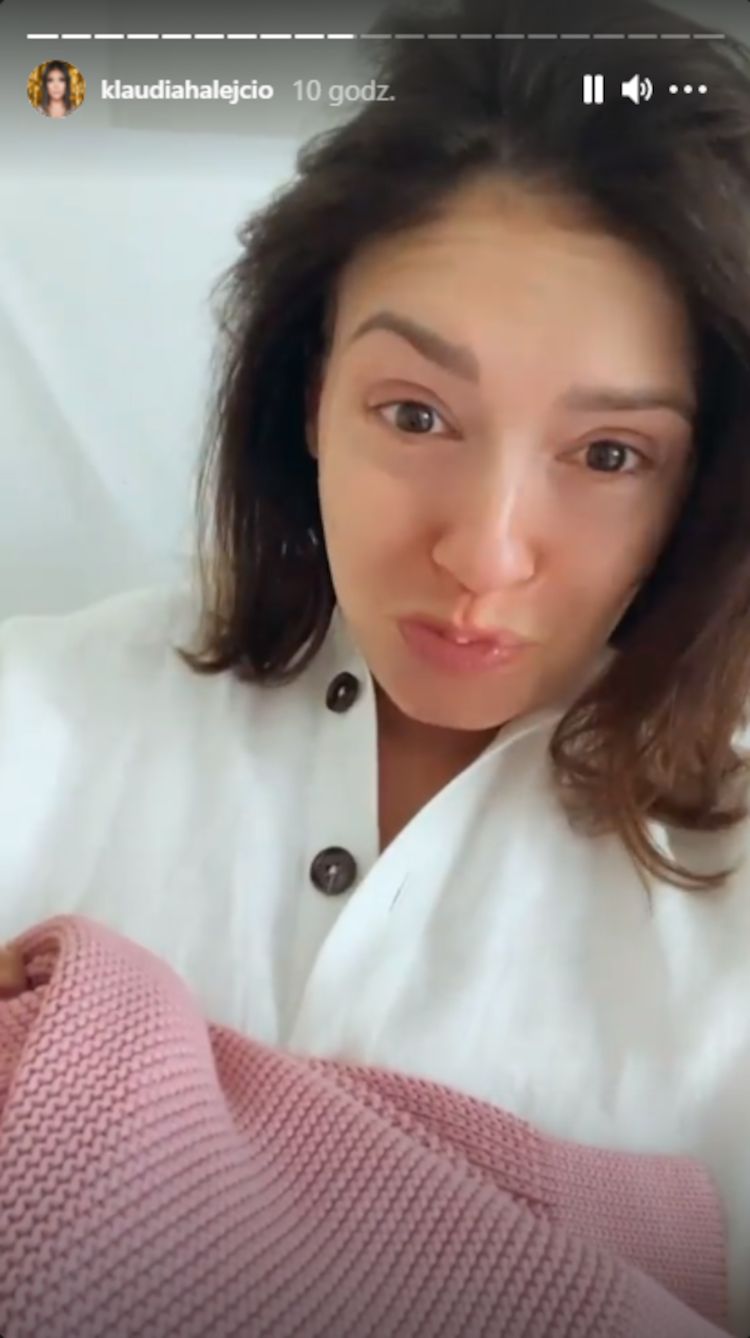 Klaudia Halejcio dziękuje za prowadzenie za nią konta podczas porodu i otwiera się na temat macierzyństwa