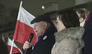 Kaczyński na marszu PiS ostrzega Tuska. "To pana będą kiedyś sądzić"