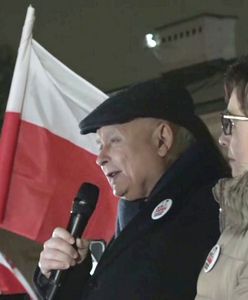 Kaczyński na marszu PiS ostrzega Tuska. "To pana będą kiedyś sądzić"