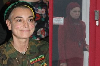 Przygnębiona Sinead O'Connor w hidżabie pali papierosa (FOTO)