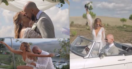 Kaczorowska pokazała film ze ślubu: przytulanki, wygibasy i reklama wina (WIDEO)