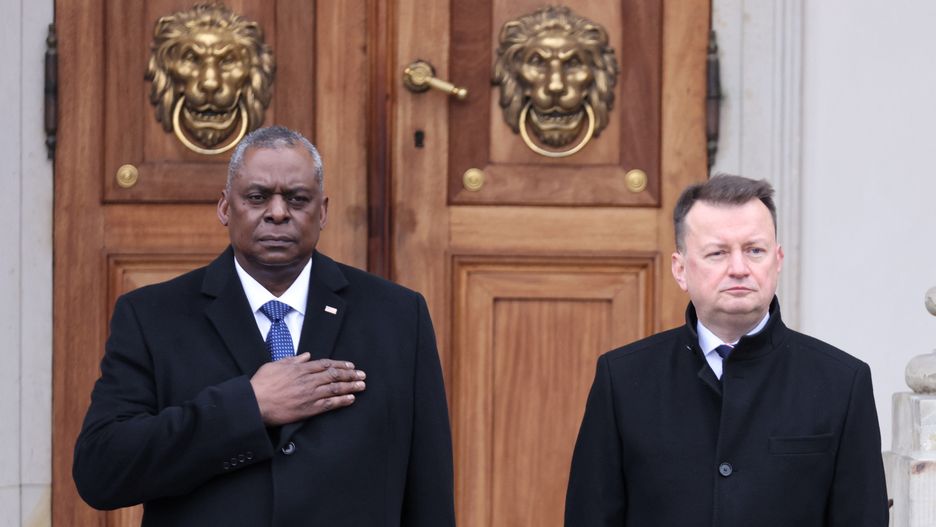 Lloyd Austin i Mariusz Błaszczak 