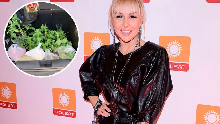 Blanka Lipińska pokazała swój ogród na balkonie
