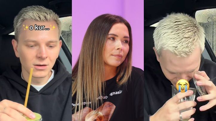 Dominik Rupiński skosztował matchy Sandry Kubickiej