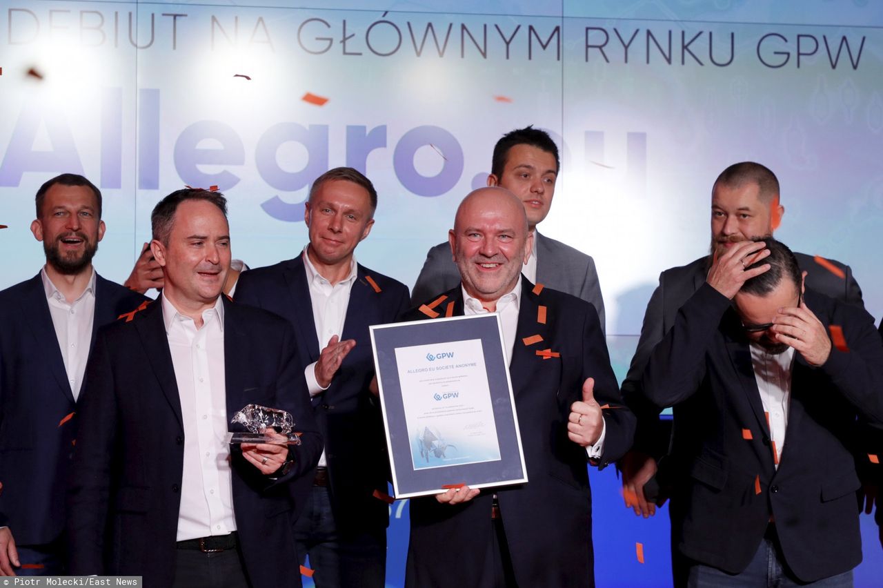Allegro zadebiutowało na giełdzie. Blisko 50 procent zysku na starcie
