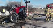 Rozerwało traktor. Tyle zostało z zetora. Wstrząsający widok na Lubelszczyźnie